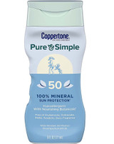 Coppertone SPF 50 Pure & Simple Sunscreen Lotion - 6 oz