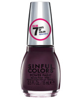 Sinful Colors Power Paint Nail Polish, Plum Berry 2651, 0.5 fl oz