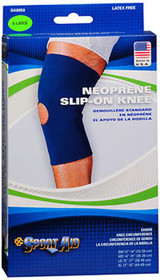 Sport Aid Neoprene Slip-On Knee Support Sleeve for Pain Relief XL - Single Pack – to Promote Healing and Support Mobility
