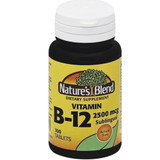 Nature's Blend Vitamin B12 2500 mcg Sublingual Tablets - 100 ct