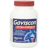 Gaviscon Chewable Tablets Extra Strength Original Flavor - 100 ct