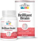 21st Century Brilliant Brain Dietary Supplement Capsules - 30 ct