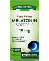 Nature's Truth Rapid Release Melatonin Liquid Softgels - 120 ct