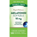 Nature's Truth Rapid Release Melatonin Liquid Softgels - 120 ct
