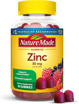 Nature Made Extra Strength Zinc Gummies Mixed Berry - 60 ct