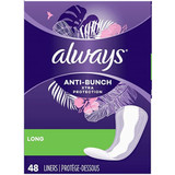 Always Anti-Bunch Xtra Protection Liners Long - 12 pack of 48