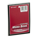 Standards Memo Book/Top Wire/Narrow Rule