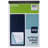 Top Flight Writing Tablet, 100 Sheets Unruled - 1 ct