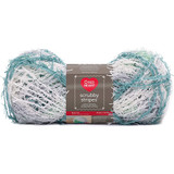 Red Heart Scrubby Stripes Yarn, Cool Mint, 3oz - 3 Packs