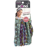 Scunci Everyday & Active Tie-Dye Wide Head wrap Headband Cover Band- 1pk
