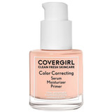 Covergirl Clean Fresh Skincare Color Correcting Serum Moisturizer Primer, Total Brightener-1 Pgk