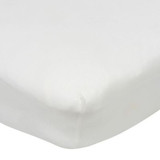 Baby Neutral White Fitted Crib Sheet