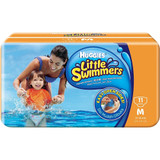 Huggies Little Swimmers Disposable Swim Pants, Medium - 8 packs of 11
