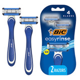 Bic EasyRinse Men's Disposable Razors - 2 pk