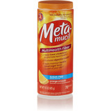 Metamucil 4 in 1 MultiHealth Fiber Powder Orange Smooth Sugar Free - 15 oz