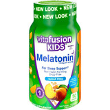 Vitafusion Kids Melatonin 1.5 mg Sugar-Free Gummies, Natural Tropical Peach - 50 ct