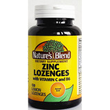 Nature's Blend Zinc Lozenges with Vitamin C & B-6 - 120 ct