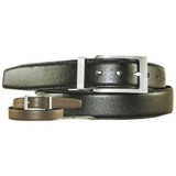 Reversible Silver Buckle Belt