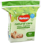 Huggies Natural Care Baby Wipes Refill Pack Fragrance Free - 184 wipes