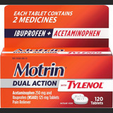 Motrin Dual Action with Tylenol - 80 ct