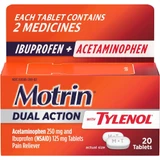 Motrin Dual Action with Tylenol - 20 ct