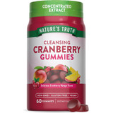 Nature's Truth Cranberry Gummies, Natural Cranberry Mango Flavor - 60 ct