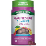 Nature's Truth Magnesium Gummies, Lemon Raspberry Flavor - 60 ct