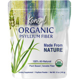 Konsyl 340 gm Organic Psyllium Fiber Powder - 12 oz