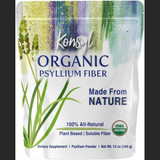 Konsyl 340 gm Organic Psyllium Fiber Powder - 12 oz