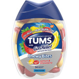 Tums Chewy Bites Gas Relief, Lemon Strawberry - 28 ct