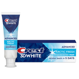 Crest 3D White Fluoride Toothpaste, Artic Fresh - 2.7 oz