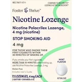 Foster & Thrive 4 mg Nicotine Polacrilex Lozenges, Mint - 72 ct