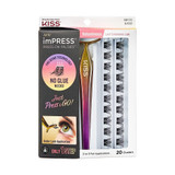 Kiss, imPress Press-on, Falsies Kit 02, Voluminous- 1 pair – with Gentle and Reliable Fit