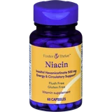 Foster & Thrive Niacin Inositol Hexanicotinate 500 mg Capsules Flush Free - 60 count