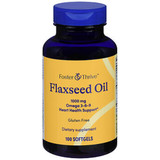 Foster & Thrive Flaxseed Oil 1000 mg Omega 3-6-9 Softgels - 100 count