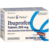 Foster & Thrive Ibuprofen 200 mg Coated Caplets - 50 count