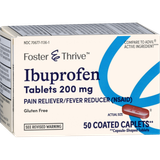 Foster & Thrive Ibuprofen 200 mg Coated Caplets - 50 count
