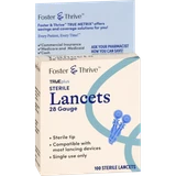 Foster & Thrive Trueplus Sterile Lancets 28 Gauge - 100 count