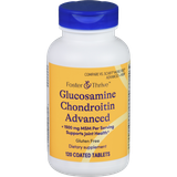 Foster & Thrive Glucosamine Chondroitin Advanced + 1500 mg MSM Coated Tablets - 120 count