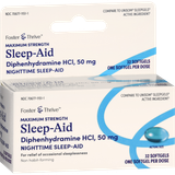 Foster & Thrive Maximum Strength Sleep-Aid Diphenhydramine Hydrochloride 50 mg Softgels - 32 count