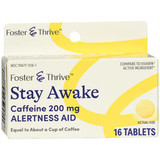 Foster & Thrive Stay Awake Caffeine 200 mg Tablets - 16 count'