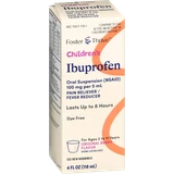 Foster & Thrive Children's Ibuprofen 100 mg pr 5 mL Oral Suspension (NSAID) Dye Free Original Berry - 4 oz