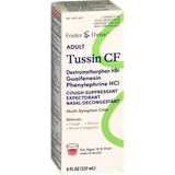 Foster & Thrive Adult Tussin CF Dextromethorphan HBr Guaifenesin Phenylephrine HCl Liquid - 8 oz