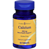 Foster & Thrive Calcium 600 mg Tablets - 60 count