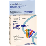 Foster & Thrive Trueplus Sterile Lancets 33 Gauge - 100 count