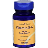 Foster & Thrive Vitamin B-6 100 mg Tablets - 100 count
