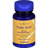 Foster & Thrive Folic Acid 400 mcg Tablets - 250 count