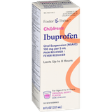 Foster & Thrive Children's Ibuprofen 100 mg per 5 mL Oral Suspension (NSAID) Original Berry - 8 oz