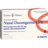 Foster & Thrive Maximum Strength Nasal Decongestant PE Phenylephrine HCl 10 mg Tablets - 36 count