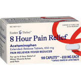 Foster & Thrive 8 Hour Pain Relief Acetaminophen 650 mg Caplets - 100 count